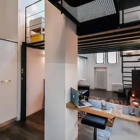 Altido Stylish Loft For 4 In Famous Navigli District Apartment Milan